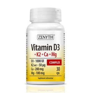Vitamina D3 + K2 + Ca + Mg Complex
