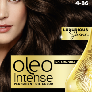 Vopsea de par fara amoniac Color Oleo 4-86 saten ciocolatiu