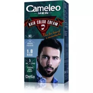 Vopsea de par pentru barbati Cameleo 1.0 Black