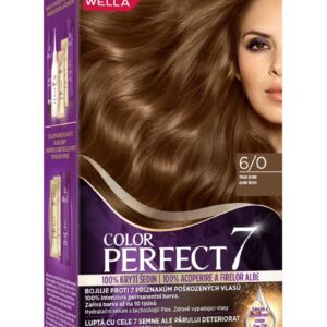 Vopsea de par permanenta Blond Inchis 6/0 Color Perfect