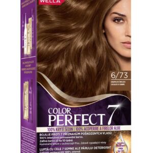 Vopsea de par permanenta Ciocolata cu Caramel 6/73 Color Perfect