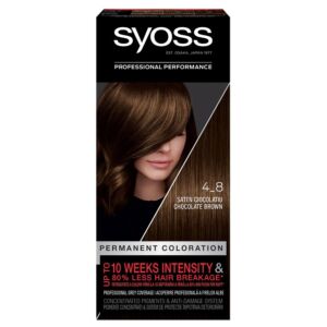 Vopsea de par permanenta Color Baseline 4-8 Saten Ciocolatiu