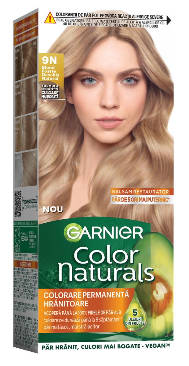 Vopsea de par permanenta Color Naturals 9N Blond Natural Deschis
