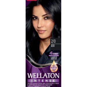 Vopsea de par permanenta Negru 2.0 Wellaton