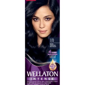 Vopsea de par permanenta Negru Albastrui 1.0 Wellaton