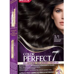 Vopsea de par permanenta Saten Cenusiu Inchis 3/1 Color Perfect