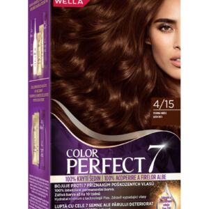 Vopsea de par permanenta Saten Rece 4/15 Color Perfect