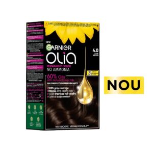 Vopsea de par permanenta fara amoniac 4.0 Dark Brown Olia