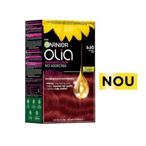 Vopsea de par permanenta fara amoniac 6.60 Intense Red Olia