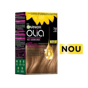 Vopsea de par permanenta fara amoniac 7.0 Dark Blonde Olia