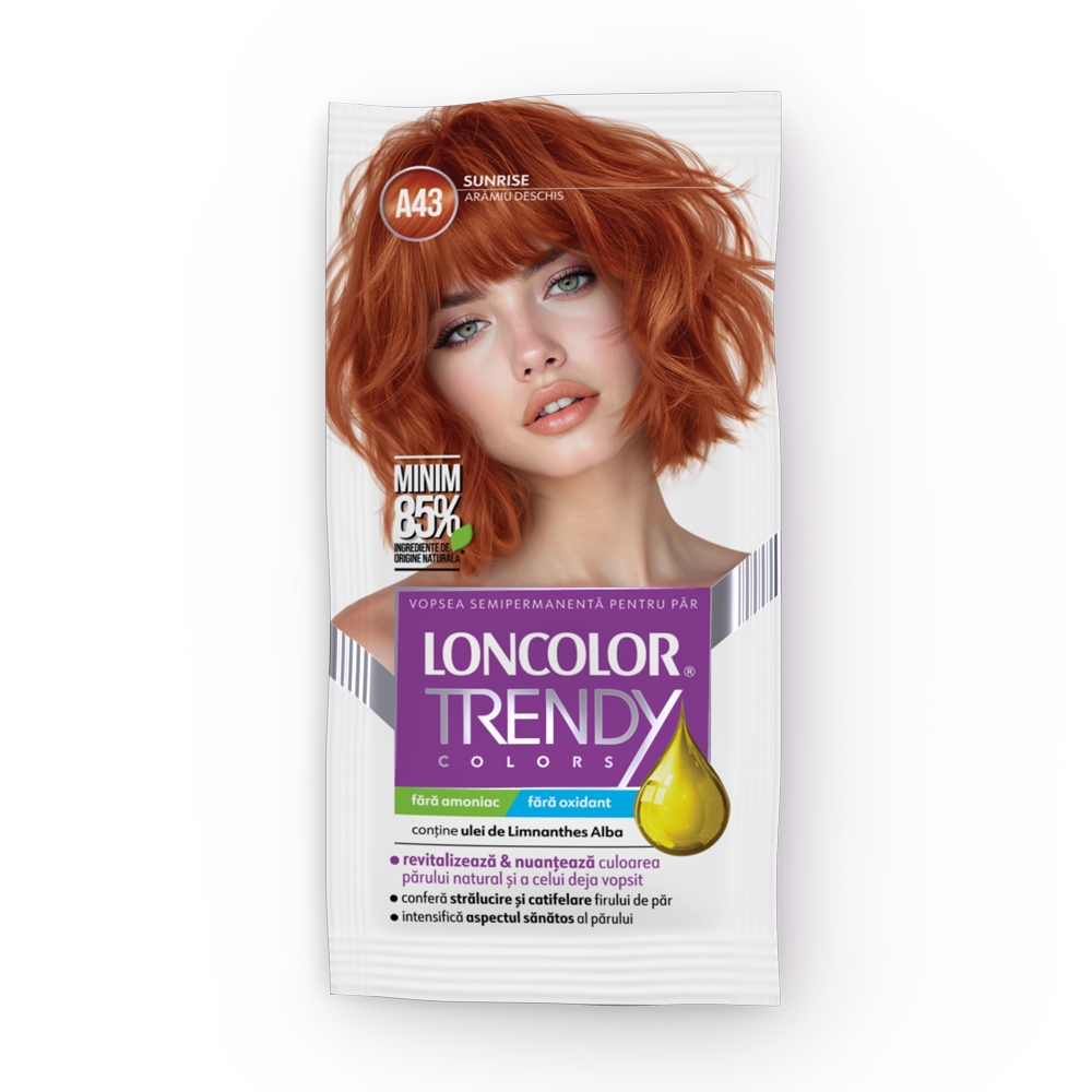 Vopsea de par semi-permanenta Trendy Colors A43