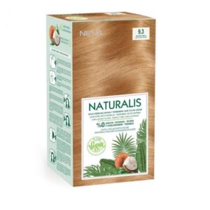 Vopsea de par vegana fara amoniac Blond deschis auriu 9.3