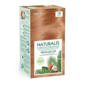 Vopsea de par vegana fara amoniac Blond miere 7.32