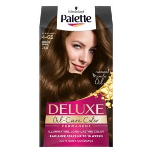 Vopsea permanenta Palette Deluxe Oil-Care 760/4-65 Castaniu stralucitor