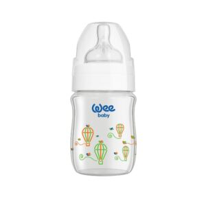 WEE BABY Biberon 120ml gura larga termorezistent -139