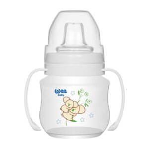 WEE BABY Pahar care nu curge cu maner 125ml -753
