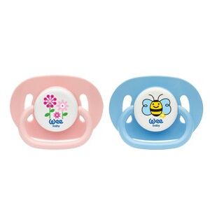 WEE BABY Suzeta din silicon rotunda cu tipar nr.3 -831