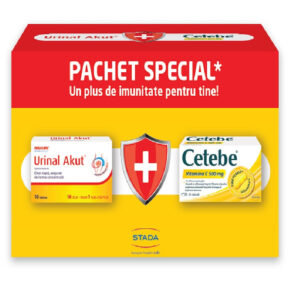 Walmark Pachet Urinal Akut 10tb + Cetebe Vitamina C 500mg 30cps
