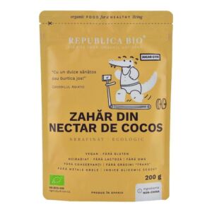 Zahar bio fara gluten din nectar de cocos pur