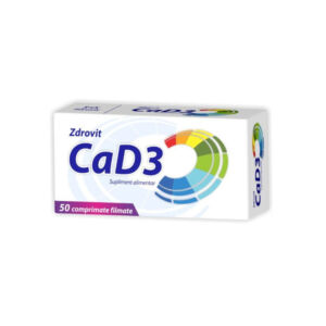 Zdrovit Calciu + vit.D3 x 50 compr. filmate
