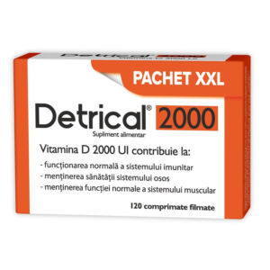 Zdrovit Detrical D3 2000UI x 120 Comprimate
