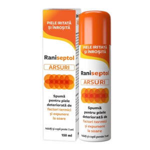 Zdrovit Raniseptol Spuma Arsuri 150 ml