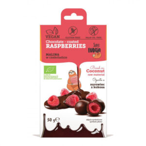 Zmeura invelita in ciocolata bio fara gluten