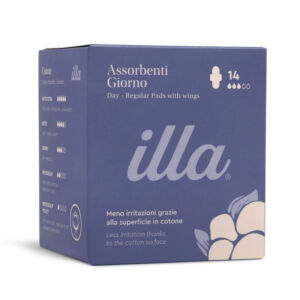 illa Cotton absorbante bumbac de zi 14 buc