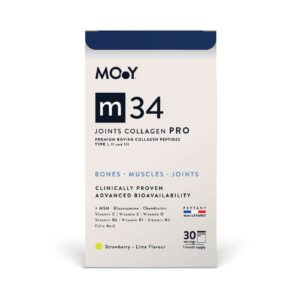 m34 Colagen PRO Bovin Articulatii – Aroma Capsuni si Lime