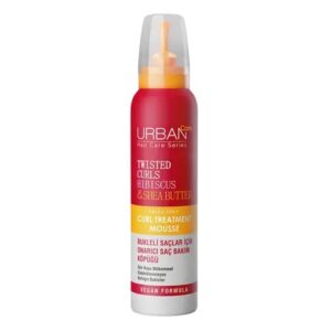 ratament spuma pentru par cret cu Hibiscus si unt de Shea