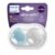 Avent Suzete Ultra Soft SCF091/17 pentru 6-18 luni Bleu/Gri, 2 bucati