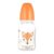 Biberon cu gat ingust PP Cute Animals 120 ml Orange – Canpol