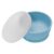 Bol din silicon cu ventuza si capac Aqua Blue 6 luni+, 1 bucata, Appekids
