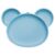 Farfurie din silicon cu ventuza Panda Aqua Blue 6 luni+, 1 bucata, Appekids