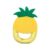 Jucarie pentru dentitie din silicon model de ananas, 1 bucata, Coccorito