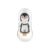 Primii Pasi JP1102 – Biberon PP decorat 275ml pinguin