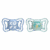 Suzete din silicon pentru copii 6-16 luni PhysioForma Light Glow Bleu, 2 bucati, Chicco