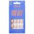 Unghii false Gel Fantasy Dreamdust Silver Spoon, 28 bucati, Kiss